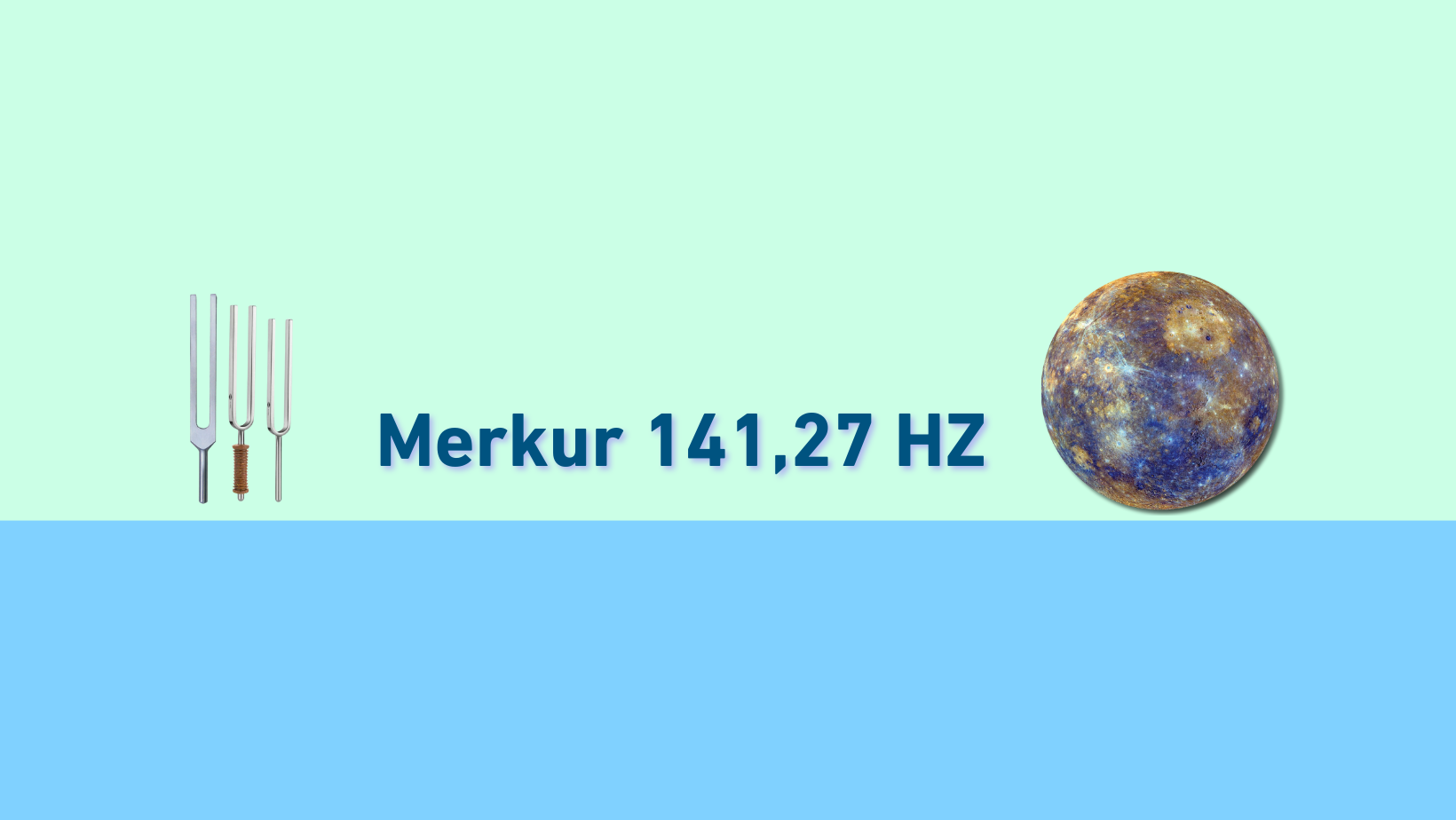 Stimmgabelkollektion Merkur 141,27 Hz