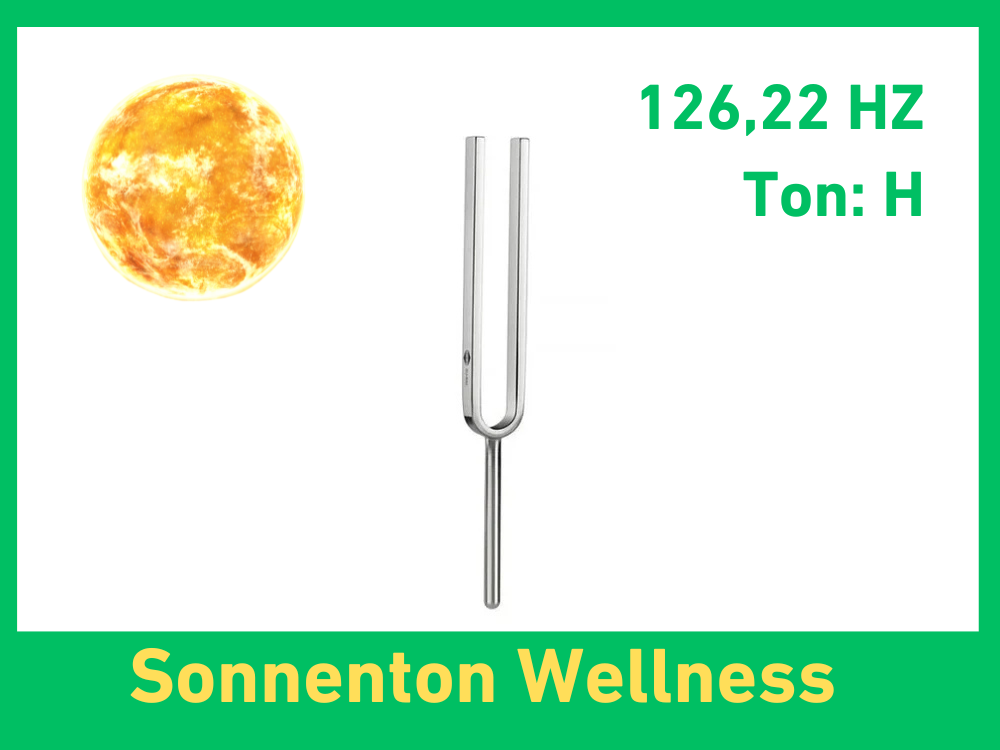 Bundle: Tuning fork Sun Tone Wellness 126.22 Hz | Item No. KO 126/7