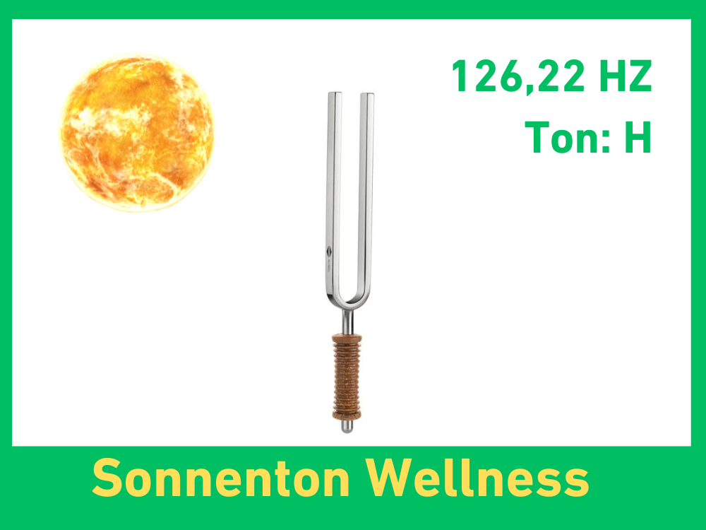 Bundle: Tuning fork Sun Tone Wellness 126.22 Hz | Item No. KO 126/7