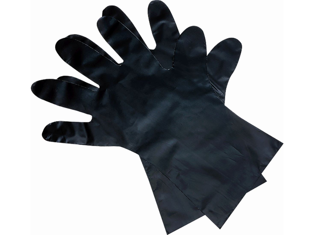 Disposable glove, TPE, black