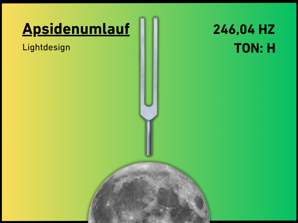 Stimmgabel Apsidenumlauf Lightdesign 246,04 Hz | Art.-Nr. KO 246/Alu