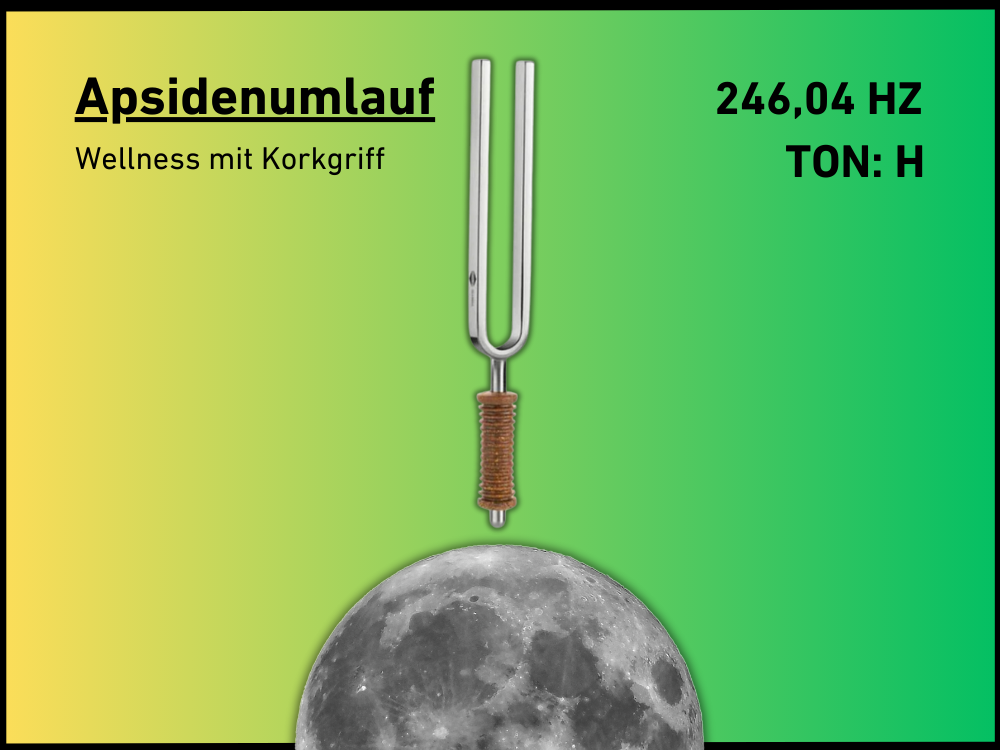 Stimmgabel Apsidenumlauf Wellness  246,04 Hz | Art.-Nr. KO 246/7