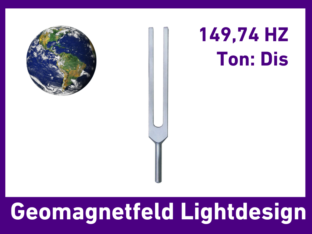 Tuning fork Geomagnetic field Lightdesign 149.74 Hz | Item no. KO 149/Alu