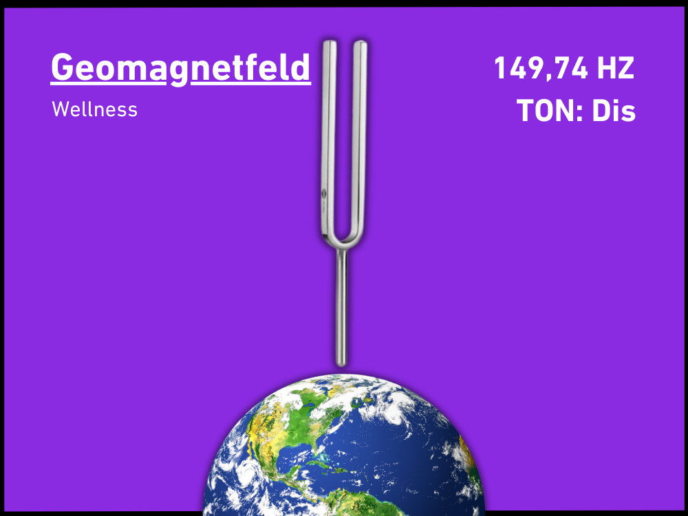 Stimmgabel Geomagnetfeld Wellness 149,74 Hz | Art.-Nr. KO 149