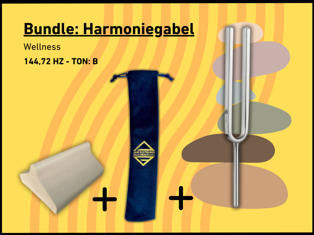 Bundle: Harmoniegabel Wellness 234,16 Hz | Art.-Nr. KO 234-Relax/7