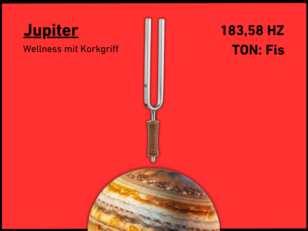 Stimmgabel Jupiter Wellness 183,58 Hz | Art.-Nr. KO 183/7