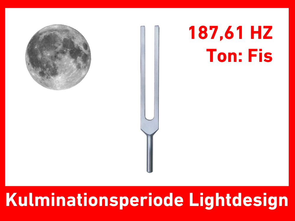 Tuning fork culmination period light design 187.61 Hz | Item no. KO 187/aluminium