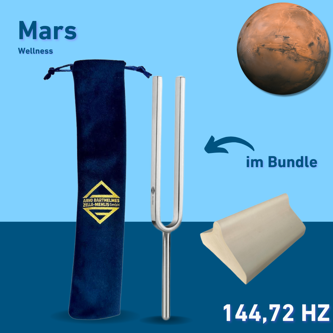 Bundle: Tuning fork Mars Wellness 144.72 Hz | Item no. KO 144/7