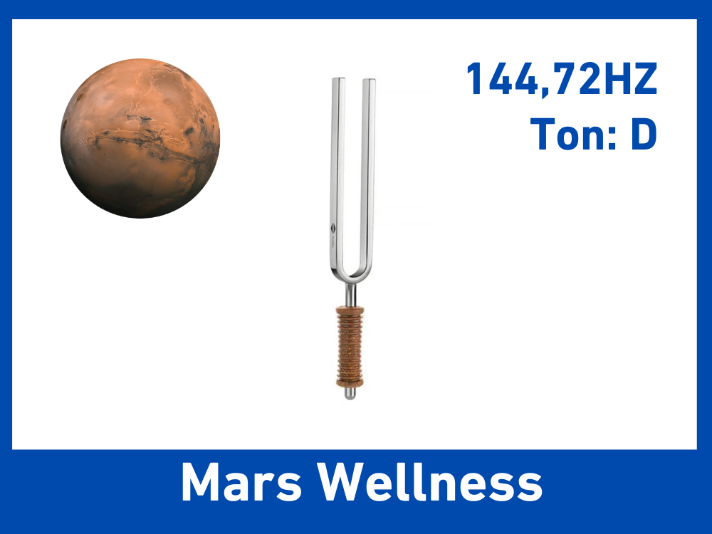 Tuning fork Mars Wellness 144.72 Hz | Item no. KO 144/7