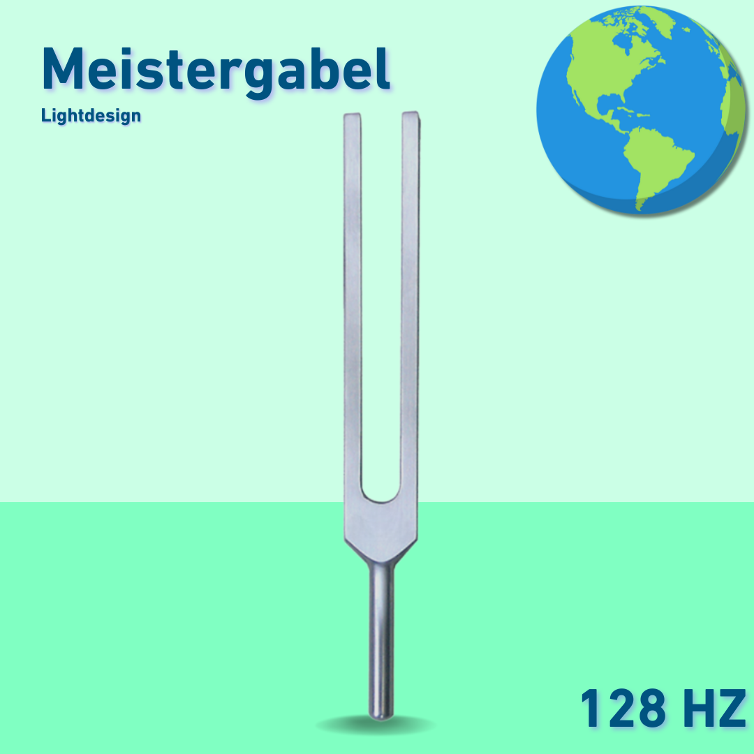 Stimmgabel Meistergabel Lightdesign 128 Hz | Art.-Nr. 128/Alu