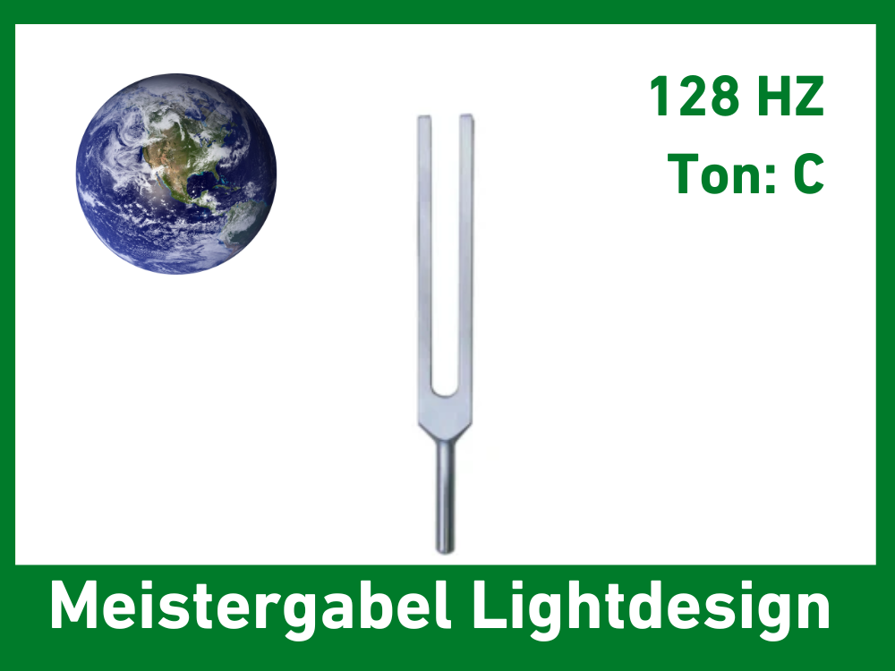 Tuning fork Meistergabel Lightdesign 128 Hz | Item No. 128/Alu