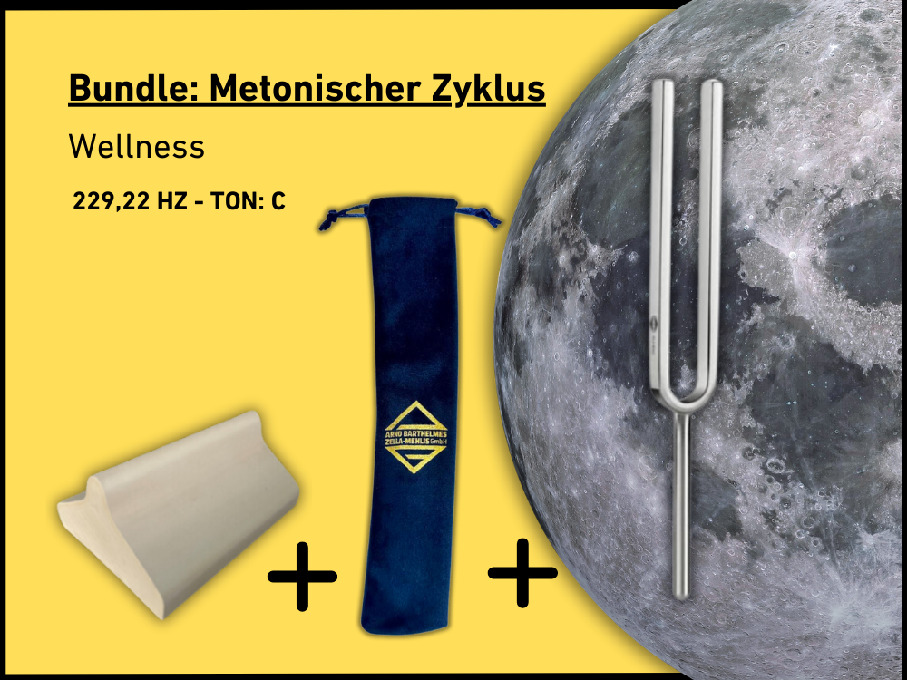 Bundle: Stimmgabel Metonischer Zyklus Wellness 229,22 Hz | Art.-Nr. KO 229/7