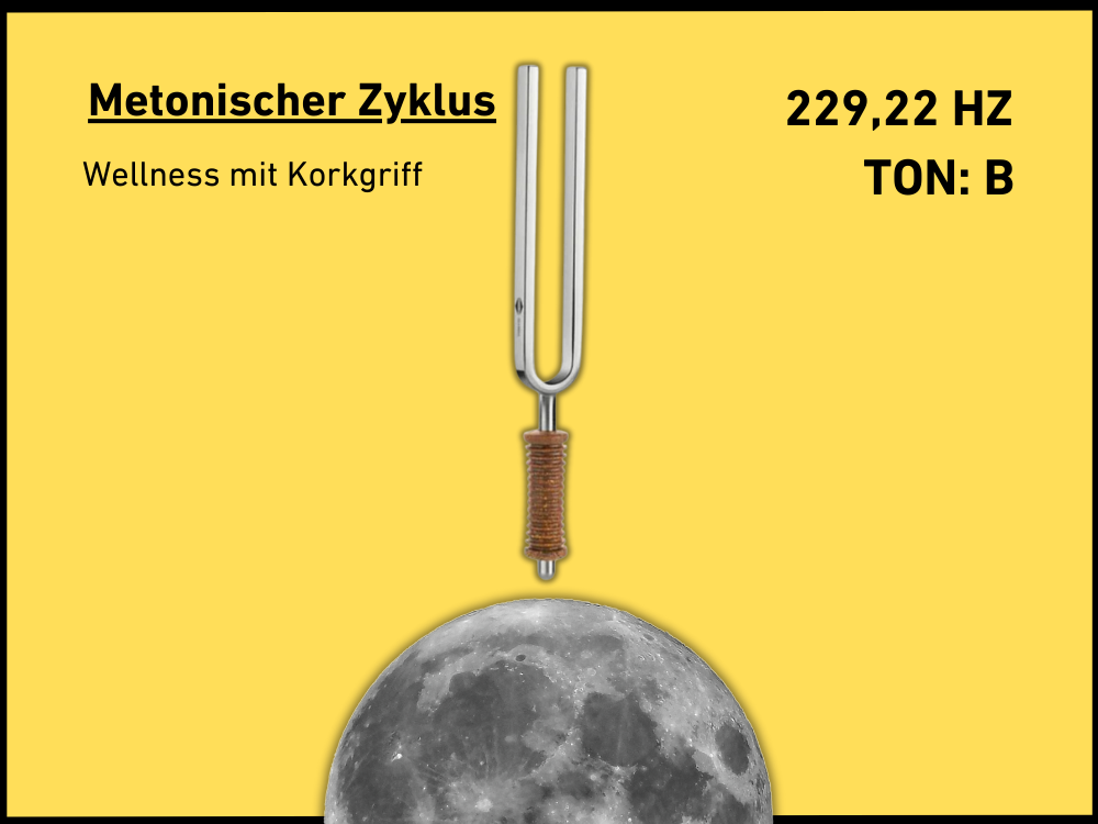 Stimmgabel Metonischer Zyklus Wellness 229,22 Hz | Art.-Nr. KO 229/7