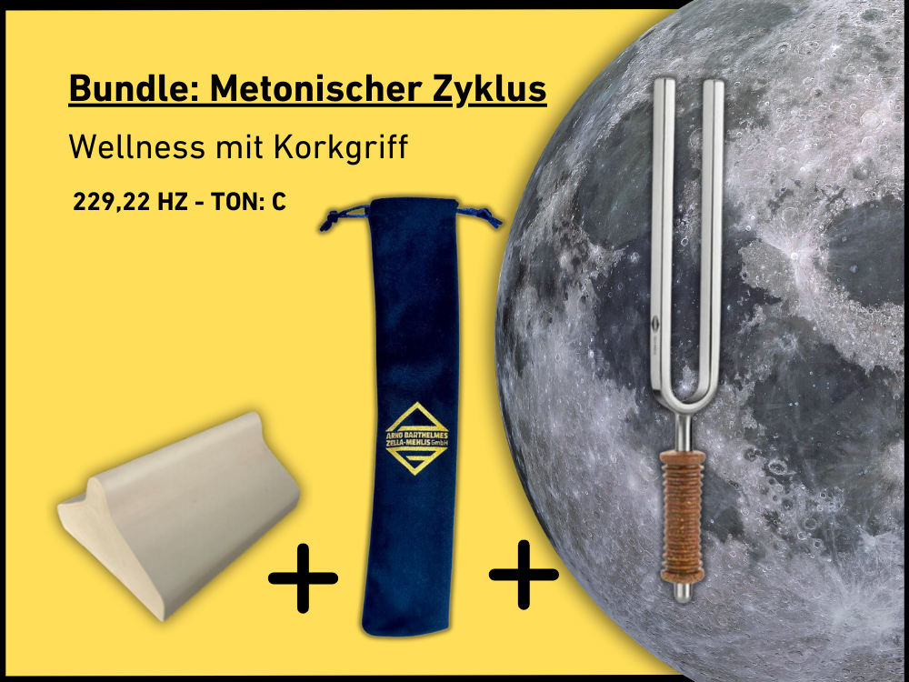 Bundle: Stimmgabel Metonischer Zyklus Wellness 229,22 Hz | Art.-Nr. KO 229/7