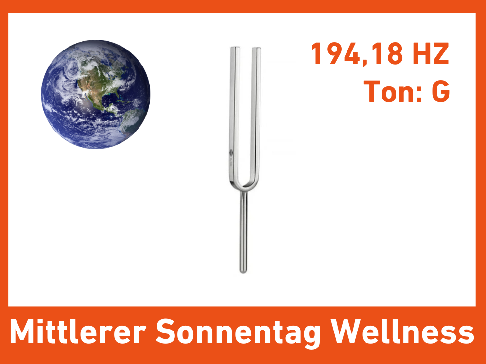 Tuning fork middle solar day wellness 194.18 Hz | Item no. KO 194/7