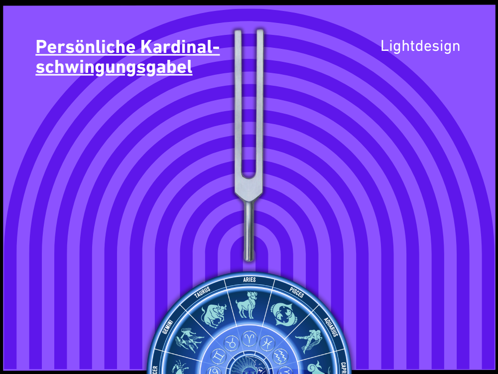 Persönliche Kardinalschwingungsgabel Lightdesign