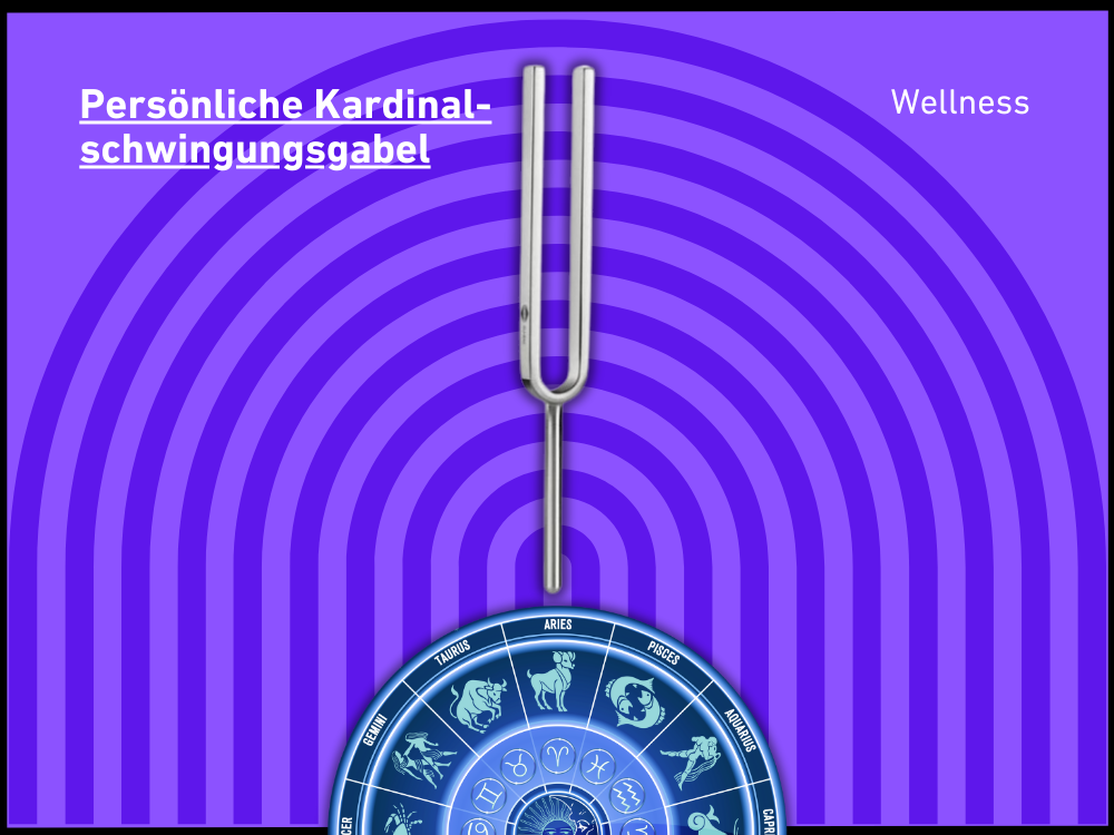 Persönliche Kardinalschwingungsgabel Wellness