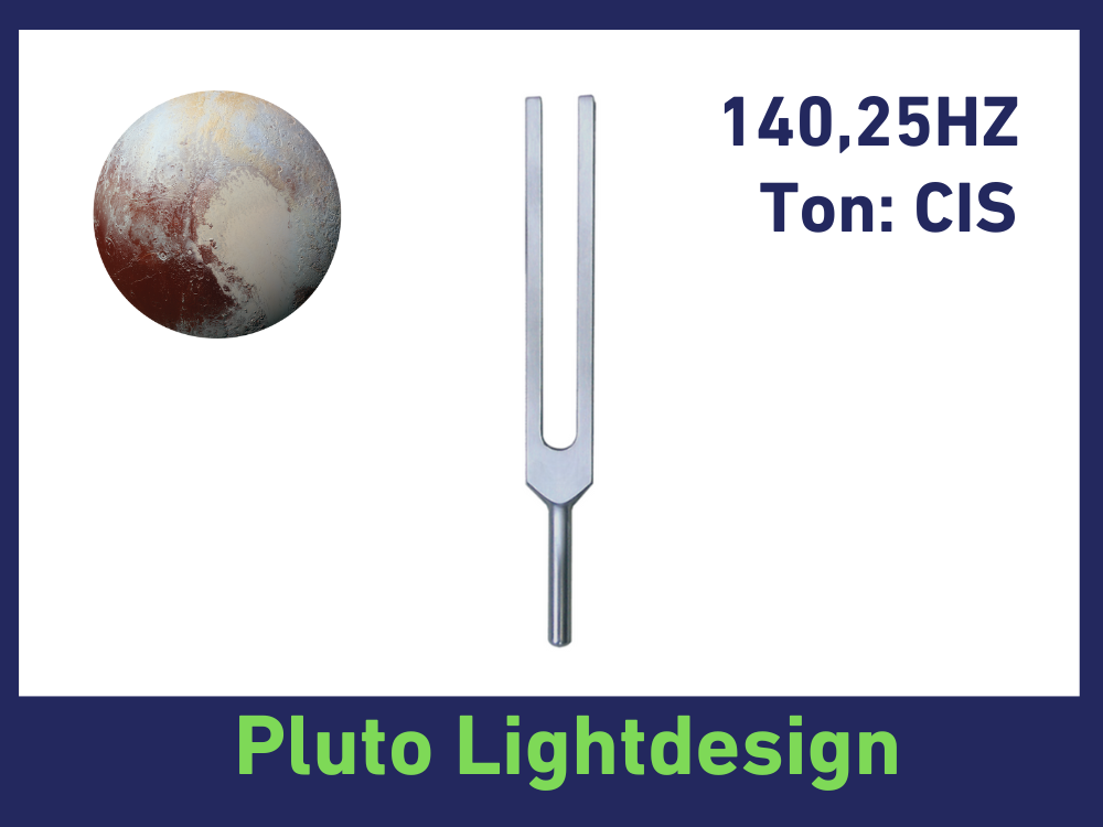 Tuning fork Pluto Lightdesign 140.25 HZ Hz | Item no. 140/aluminium