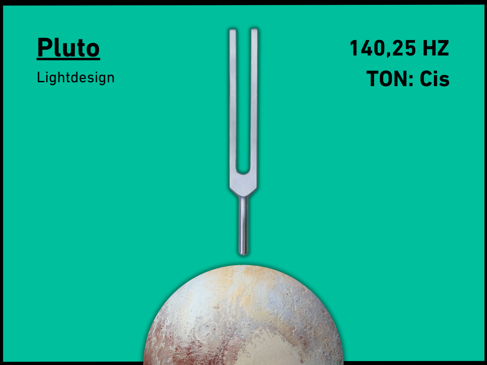 Tuning fork Pluto Lightdesign 140.25 HZ Hz | Item no. 140/aluminium