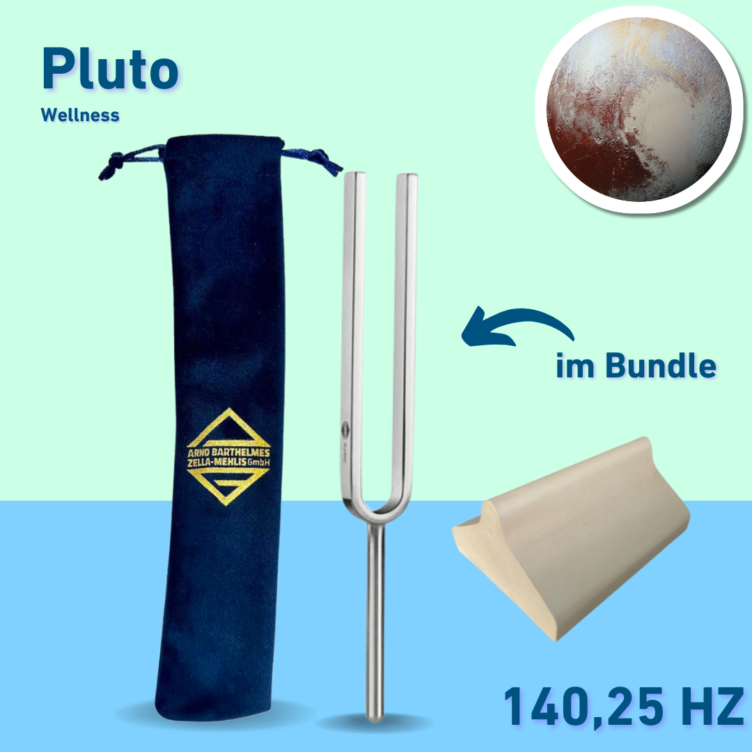 Bundle: Stimmgabel Pluto Wellness 140,25 Hz | Art.-Nr. KO 140/7