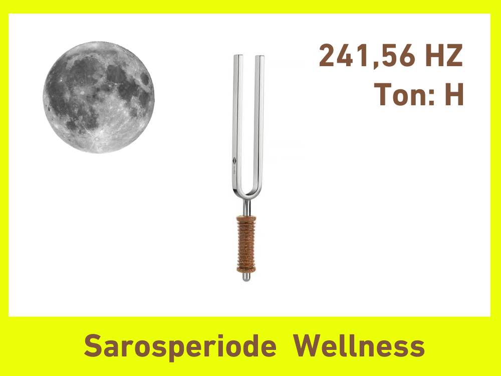 Tuning fork Saros period Wellness 241.56 Hz | Item no. KO 241/7