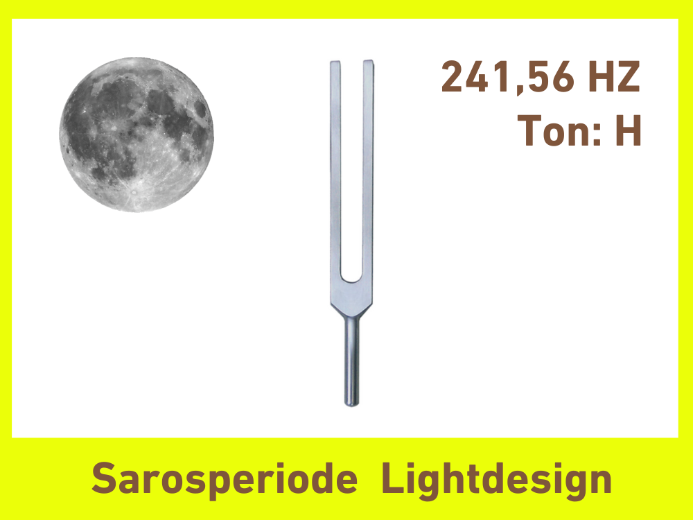 Tuning fork Saros period Light design 241.56 Hz | Item no. KO 241/aluminium