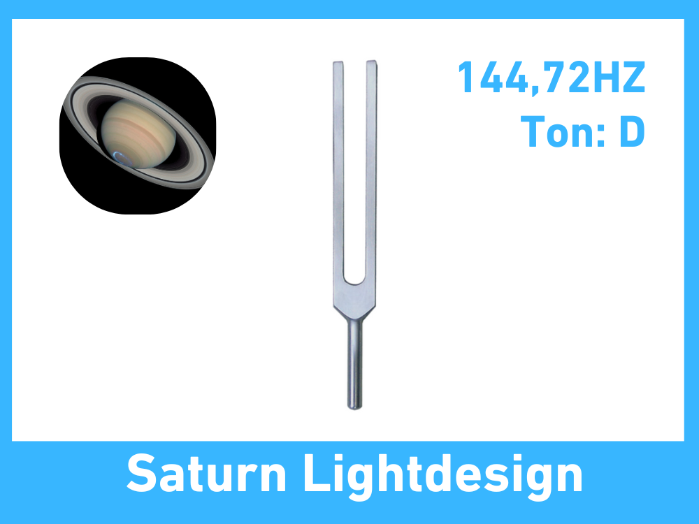 Tuning fork Saturn Lightdesign 147.85 Hz | Item no. KO 147/aluminium