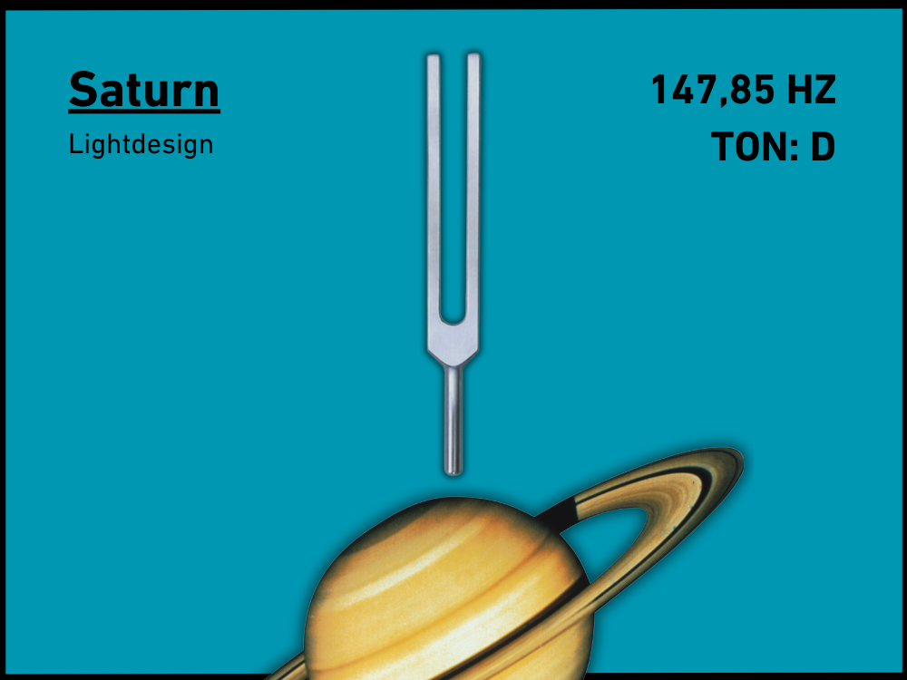 Stimmgabel Saturn Lightdesign 147,85 Hz | Art.-Nr. KO 147/Alu