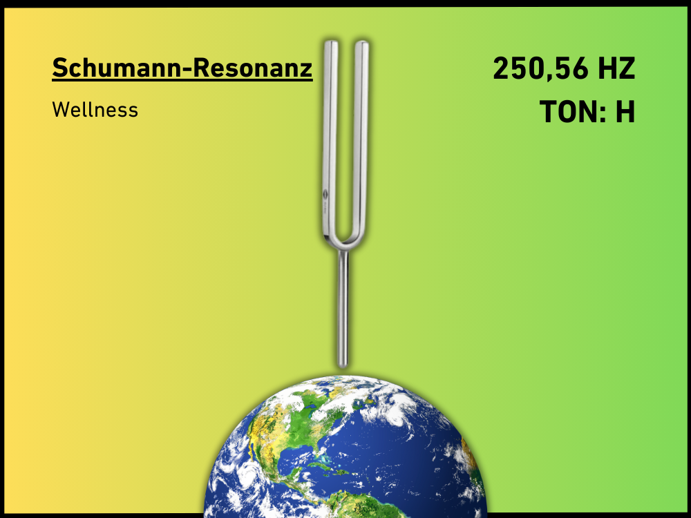 Stimmgabel Schumann-Resonanz Wellness 250,56 Hz | Art.-Nr. KO 250/7