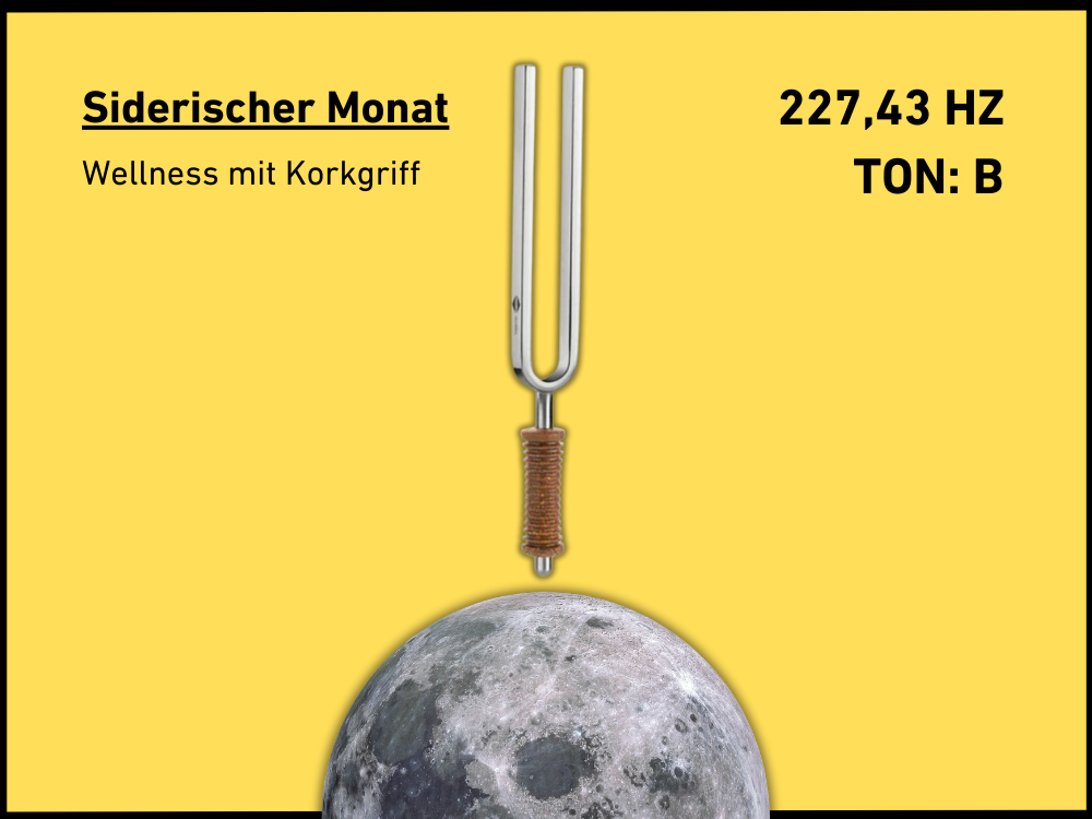 Stimmgabel Siderischer Monat Wellness  227,43 Hz  | Art.-Nr. KO 227/7