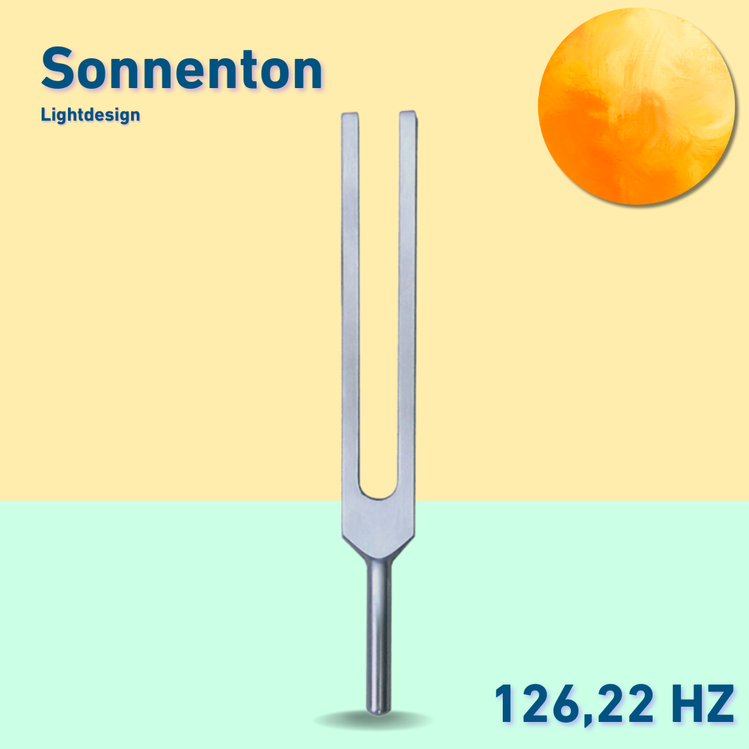 Stimmgabel Sonnenton Lightdesign 126,22 Hz | Art.-Nr. KO 126/Alu