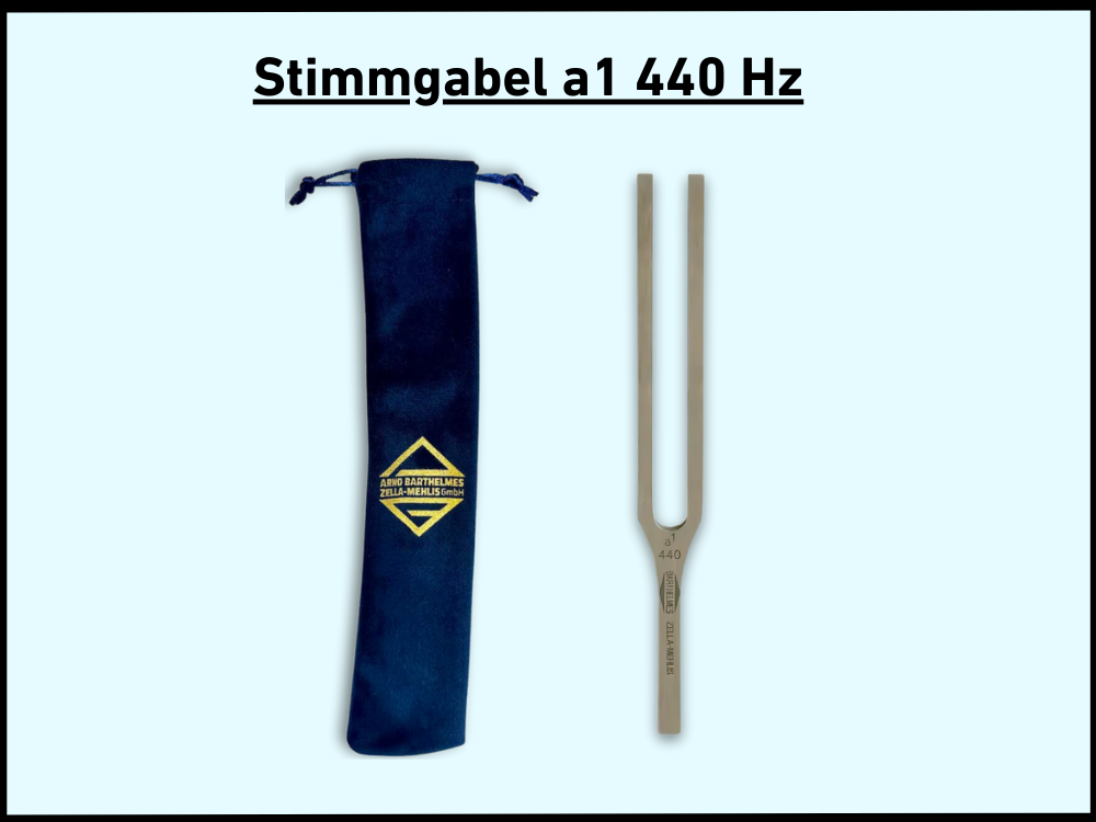 Stimmgabel a1 440 Hz inkl. Samttasche TA1 | Art.-Nr. 440 + TA1