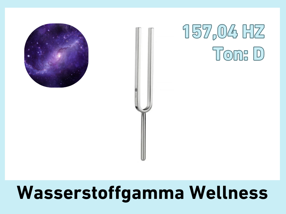 Tuning fork hydrogen gamma wellness 157.04 Hz | Item no. KO 157/7