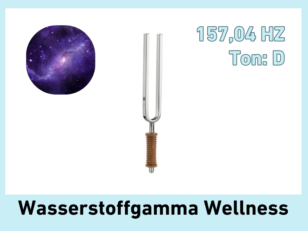 Tuning fork hydrogen gamma wellness 157.04 Hz | Item no. KO 157/7