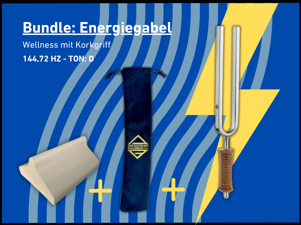 Bundle: Energiegabel Wellness 144,72 HZ | Art.-Nr. KO 144-Energie/7