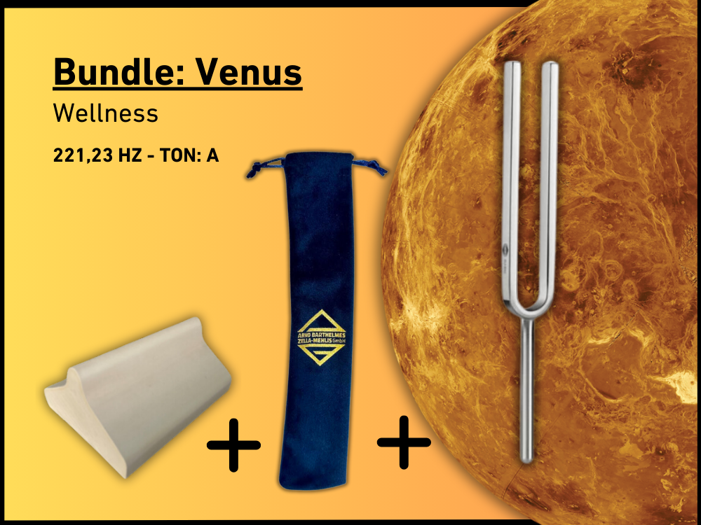 Bundle: Stimmgabel Venus Wellness 221,23 Hz | Art.-Nr. KO 221/7